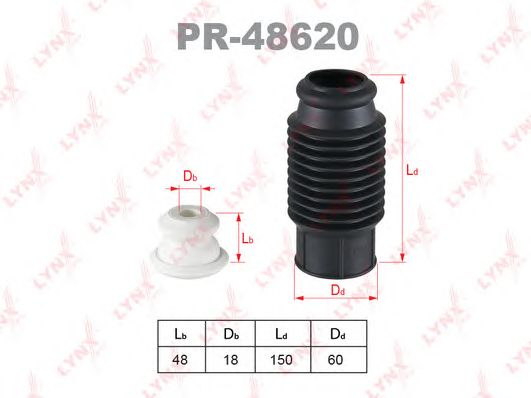 Купить LYNX PR48620 пыльник амортизатора + отбойник
