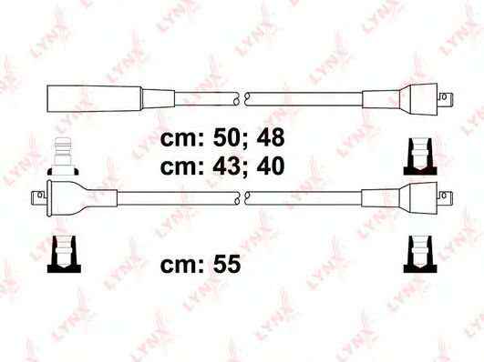 Купить LYNX SPE4605 Провода высоковольтные подходит для LADA 2101-07 SPE4605