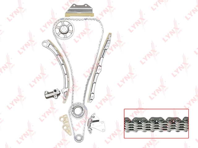 Купить LYNXAUTO TK0016 к-кт цепи ГРМ р/в!\ Honda CR-V II 2.0 02>/Accord VIII 2.0 06>