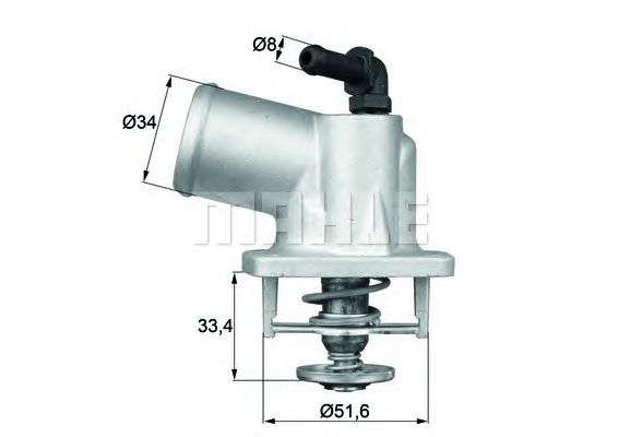 Купить MAHLE TI5492D термостат! с прокладкой\ Opel Astra/Corsa/Vectra 1.4/1.6 94>