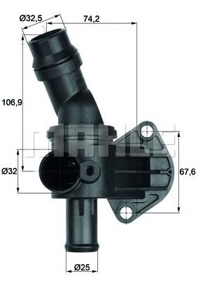 Купить MAHLE TI887 Термостат