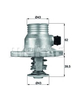 Купить MAHLE TM11105 термостат!\ BMW E39 3.5i/4.4i 96-98