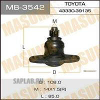 Купить MASUMA MB-3542 Шаровая опора передняя нижняя