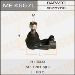 Купить MASUMA ME-K557L наконечник рулевой левый!\ Opel Ascona/Kadett, Daewoo Espero <97