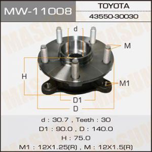 Купить MASUMA MW11008 СТУПИЦА ПЕРЕДНЕГО КОЛЕСА