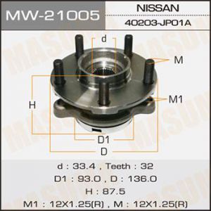Купить MASUMA MW21005 Ступица передняя J32 VQ3,5DE 32зуба