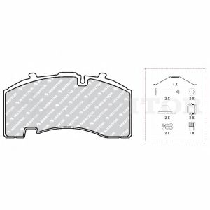 Купить MERITOR MDP3171K колодки дисковые !с р/к 211x108x30 \BPW,KNORR SB4309T (SK7)