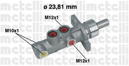 Купить METELLI 050362 METELLI 05-0362 Главный тормозной цилиндр (23,81mm) 269474