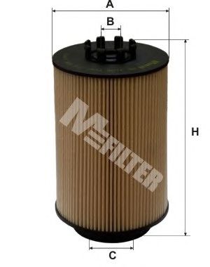 Купить MFILTER DE3106 фильтрующий элем.топл.!(бп) 13/46x66/95x175 кольцом упл.\MAN TG-A/L/M D2066LF D0836LFL39-42