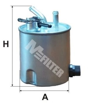 Купить M-FILTER DF3512 Фильтр топл. NISSAN КАБСТАР без датчика *_