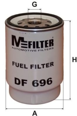 Купить MFILTER DF696 фильтр топливный! H147.5 D109 1-14 UNS сепаратор\ DAF CF75/85 XF95/105 EuroIII