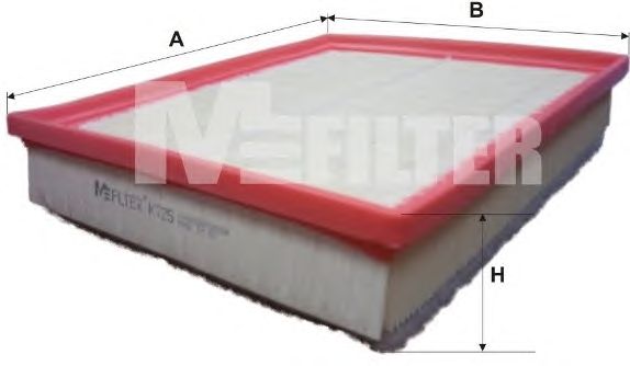 Купить MFILTER K725 фильтр воздушный!\Opel Movano 2.2CDTi/2.5CDTi 00>, Renault Master 2.2DCi/2.5DCi 00>