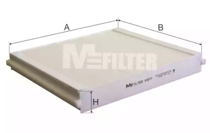 Купить MFILTER K977 фильтр салона!\ Nissan Almera N16 1.5/1.8/1.5DCi/2.2DCi 00>