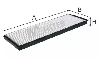 Купить MFILTER K982 фильтр воздушный кабины ! 376х135х20 \SCANIA P/R/T/G 04>
