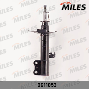 Купить MILES DG11053 Амортизатор передний левый (LIFAN SOLANO / TOYOTA COROLLA 02-/ D отверстия под стойку стабилизатора 10 мм) (KYB 334818) DG11053