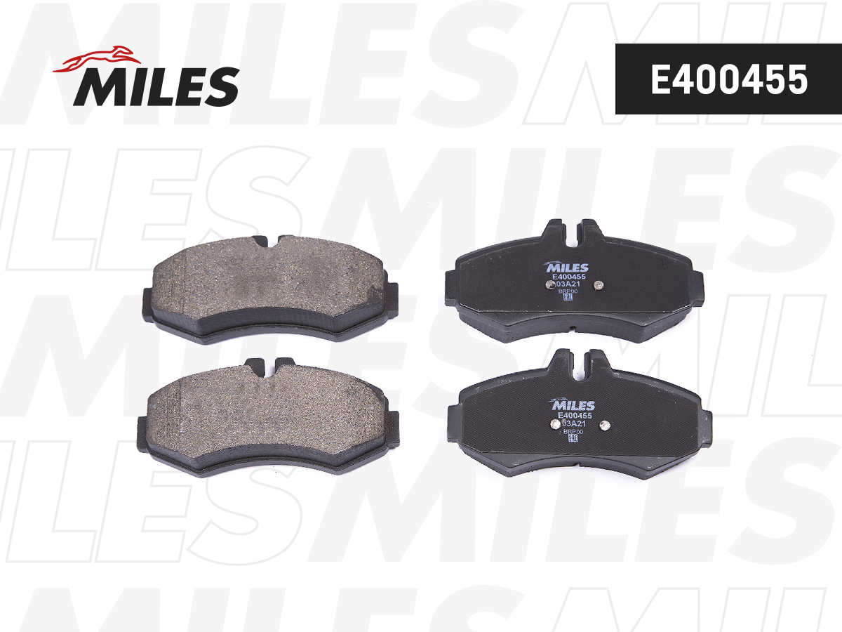 Купить MILES E400455 Колодки тормозные (Перед.)