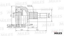 Купить MILES GA20022 ШРУС наружный AUDI A3/VW G4/SKODA OCTAVIA 1.4-1.9D 96-05 (GKN 302961) GA20022