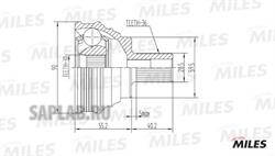 Купить MILES GA20025 Шрус