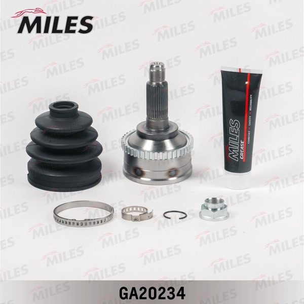 Купить MILES GA20234 ШРУС наружный MAZDA 626 2.0-2.5 87-97 (с ABS) (GKN 302977) GA20234