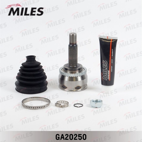 Купить MILES GA20250 ШРУС наружный MITSUBISHI CARISMA 1.6-1.9TD 96-06 (с ABS) (GKN 303529) GA20250