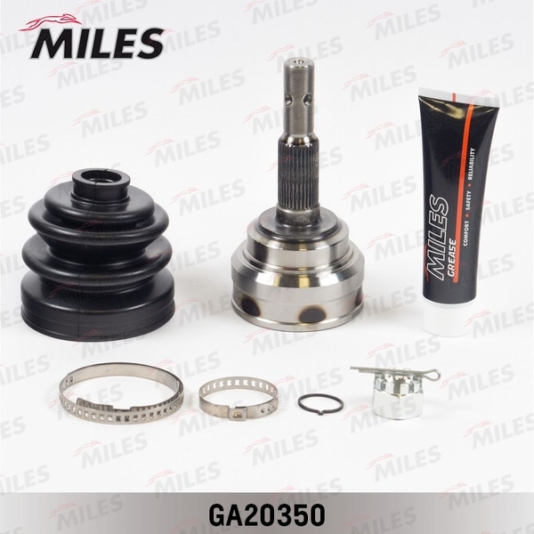 Купить MILES GA20350 ШРУС наружный OPEL ASTRA/VECTRA 1.6-2.2 95-05 (с ABS) (GKN 302863) GA20350