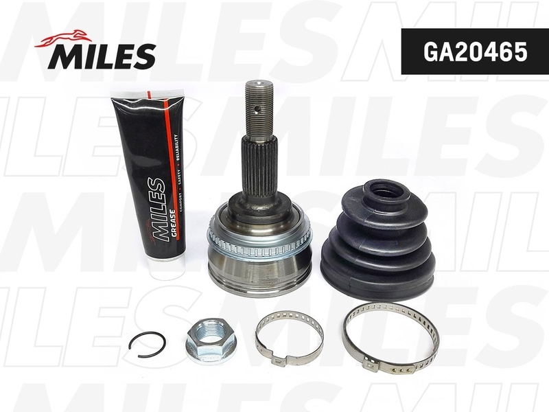 Купить MILES GA20465 ШРУС наружный TOYOTA CAMRY/LEXUS ES300 3.0 91-97 (с ABS) (GKN 302860) GA20465