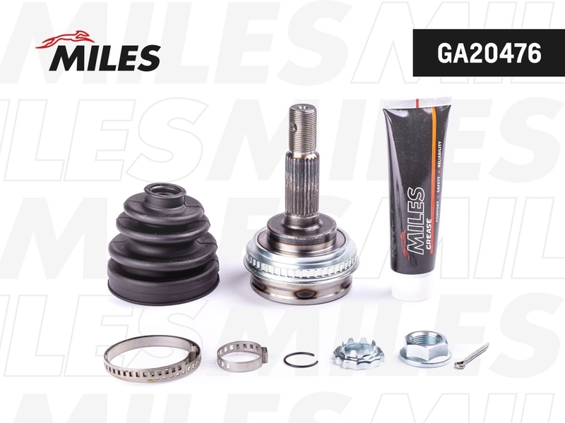 Купить MILES GA20476 ШРУС наружный TOYOTA COROLLA 1.6 92-02 (с ABS) (SKF VKJA5600) GA20476
