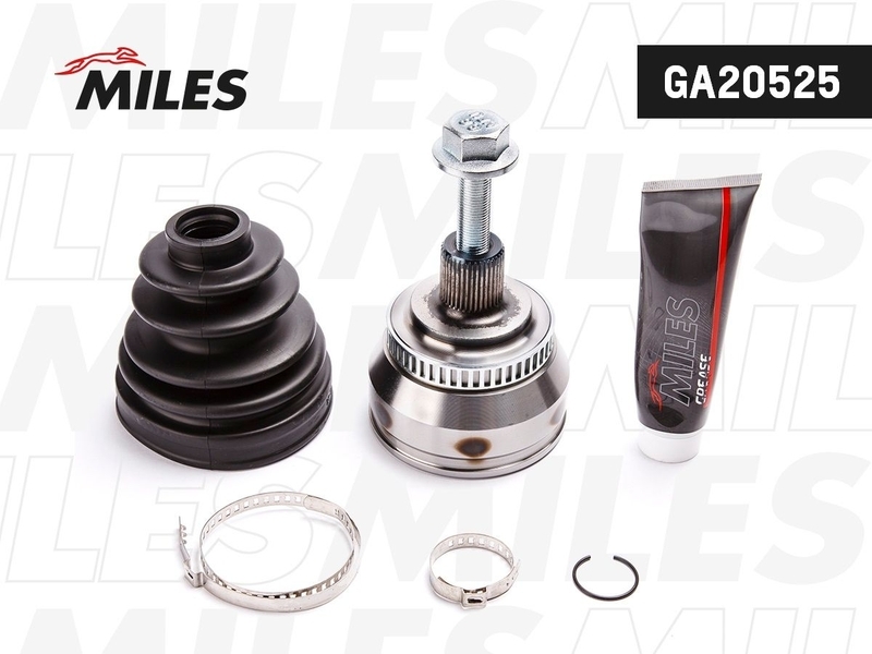 Купить MILES GA20525 ШРУС наружный VW SHARAN/FORD GALAXY/SEAT ALHA MBRA 1.8-2.8 00- (с ABS) (GKN 303511) GA20525
