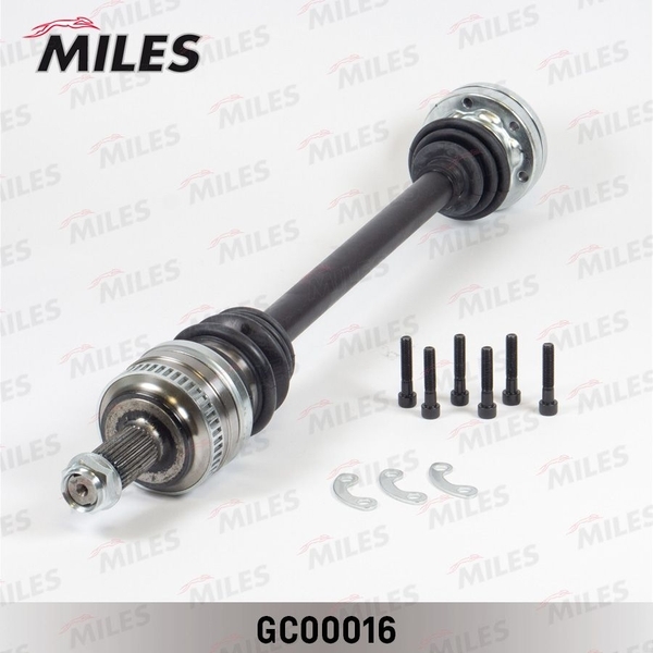 Купить MILES GC00016 Привод в сборе левый/правый BMW E36/E46 1.6-2.0 (ABS) (GKN 300645) GC00016