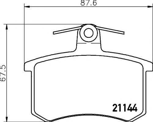 Купить MINTEX MDB1191 Колодки Ауди 100 (82-) R