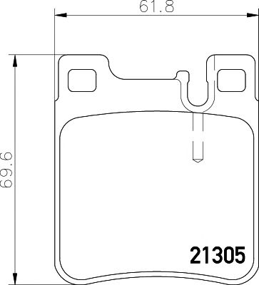 Купить MINTEX MDB1627 Колодки MB 140 R