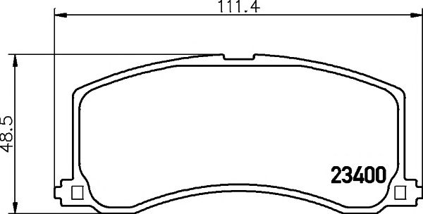 Купить MINTEX MDB1740 Колодки торм.пер. Suzuki Baleno MDB1740