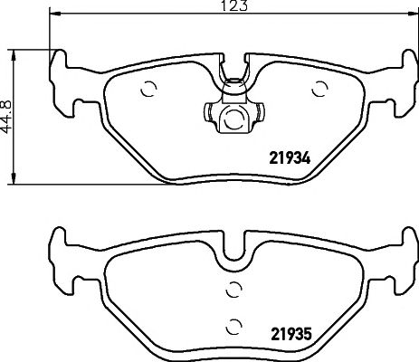 Купить MINTEX MDB1888 Колодки E34,E32,E36,E46 R