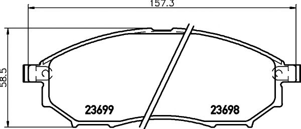 Купить MINTEX MDB2247 Колодки тормозные дисковые к-т 4 шт. MDB2247