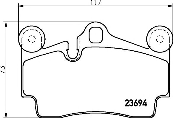 Купить MINTEX MDB2752 Колодки VW Туарег R