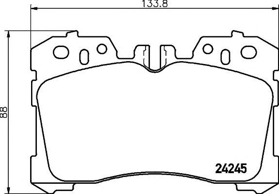 Купить MINTEX MDB2761 Колодки тормозные передние