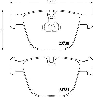 Купить MINTEX MDB2765 Колодки Е60,Е61,Е63 535-545 R