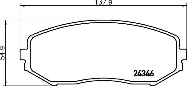 Купить MINTEX MDB2774 Колодки торм.пер. Suzuki Grand Vitara MDB2774