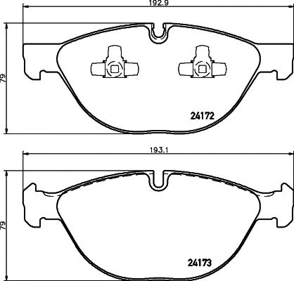 Купить MINTEX MDB2835 Колодки X5/X6 E70 E71 F15
