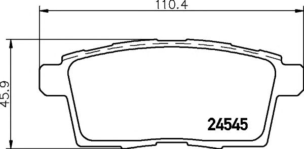 Купить MINTEX MDB2886 Колодки торм.зад. Mazda CX-7