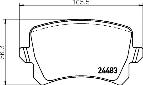 Купить MINTEX MDB2888 Колодки Ауди,VW (03-) A6.A4.TOURAN R