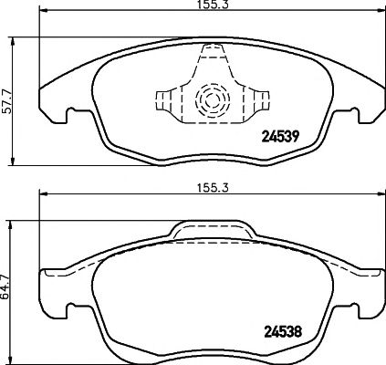 Купить MINTEX MDB2890 Колодки тормозные дисковые к-т 4 шт. MDB2890
