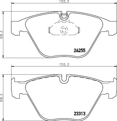 Купить MINTEX MDB2960 Колодки Е90,Е91,Е92,Х1,E60,Е65,F10 FR