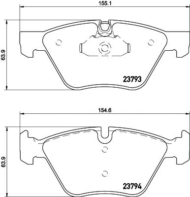 Купить MINTEX MDB3067 Колодки E87-E90 E60 FR