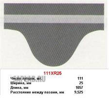 Купить MITSUBOSHI 111XR25 Ремень ГРM