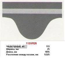 Купить MITSUBOSHI 113XR25 Ремень ГРM