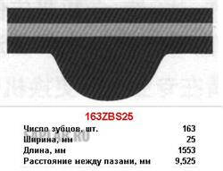 Купить MITSUBOSHI 163ZBS25 Ремень ГРM