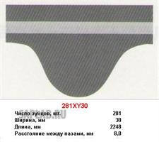 Купить MITSUBOSHI 281XY30 Ремень ГРM