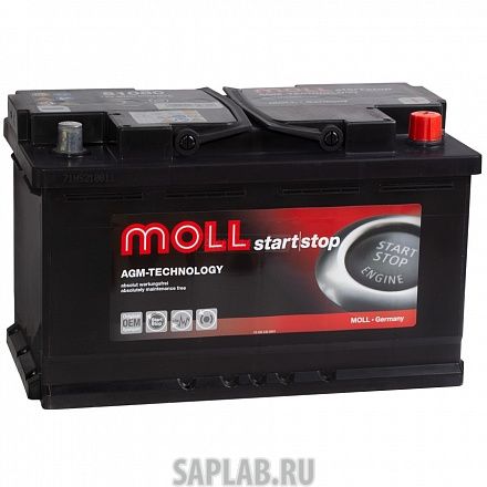 Купить MOLL 81095 Аккумулятор MOLL AGM 95R Start-Stop 850A 353x175x190 81095