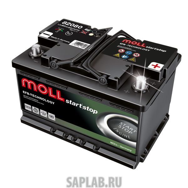 Купить MOLL EFB80R Аккумулятор MOLL EFB 80R 543